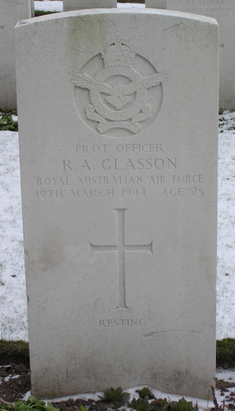 P/O Rex Arthur Glasson<br/><br /><br />died March 19th, 1944